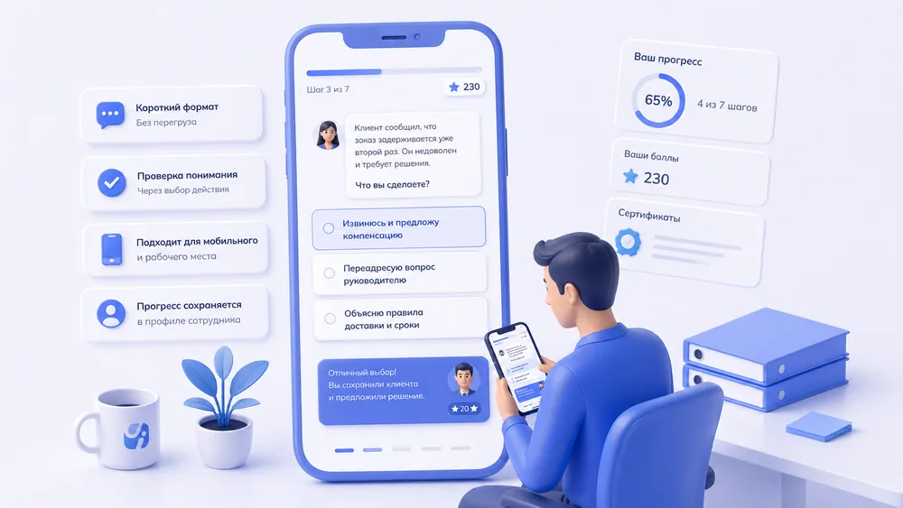 Прохождение микрокурса в формате рабочего диалога